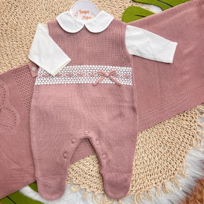 Saída de Maternidade Leticia - Rose Saída de Maternidade Leticia - Rose